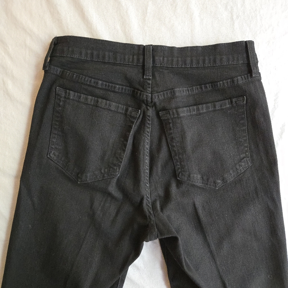 NYDJ Women's Boot Cut Jeans - Black with Embellished Tuxedo Crystal Stripe - Picture 9 of 9